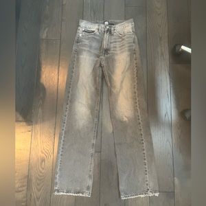 BDG Grey Straight-leg Jeans